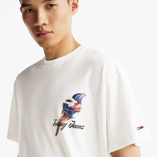 Tommy Hilfiger Ανδρική κοντομάνικη μπλούζα Back Logo Relaxed T-Shirt
